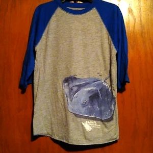 💜Stingray 3/4 sleeve T-shirt.